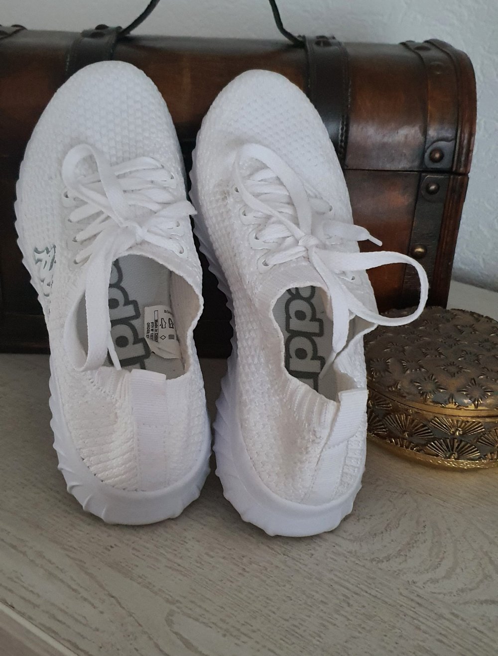 Kappa neuwertige Sneakers in weiß 39