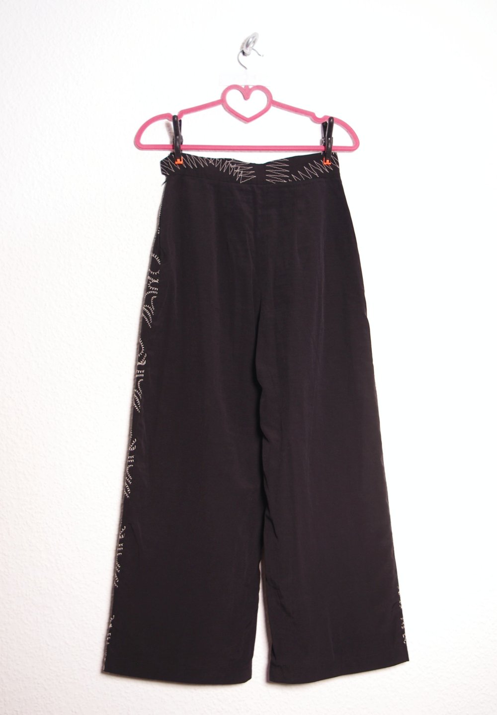 Highwaist Culotte Palazzo Gr. 38 36 M S Mandala weite Hose Technobarbie Rave vintage