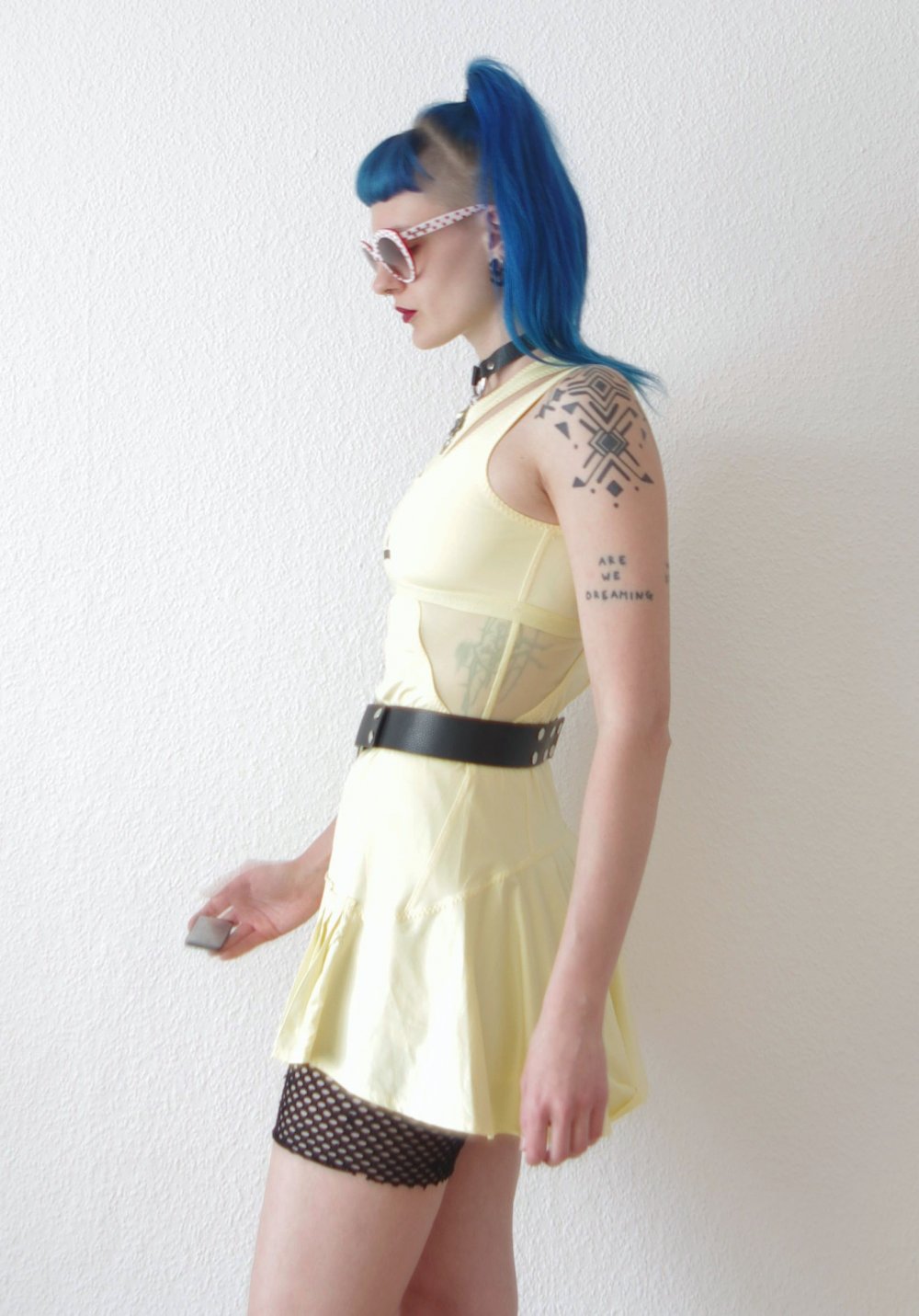 Adidas x Stella McCartney Logo Track Kleid (NP: 98€) Gr. 36 38 S Cutouts Skater Technobarbie Berghain