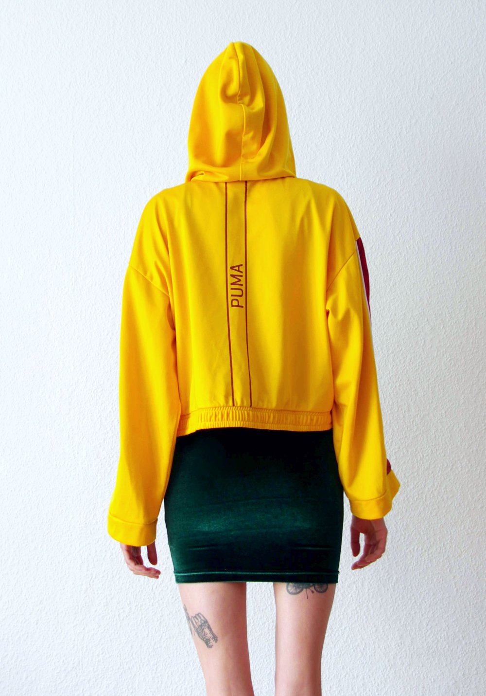 Lässige retro Puma Sweatjacke Hoodie Gr. 38 S M Technobarbie bratz Berghain 90er y2k
