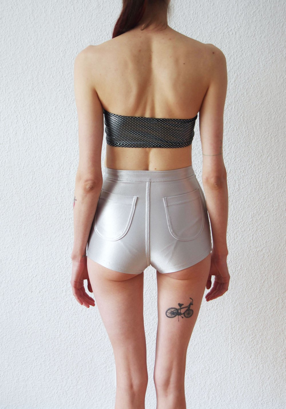 Shiny American Apparel Disco Shorts Gr. XS glänzend Hotpants retro Technobarbie Festival