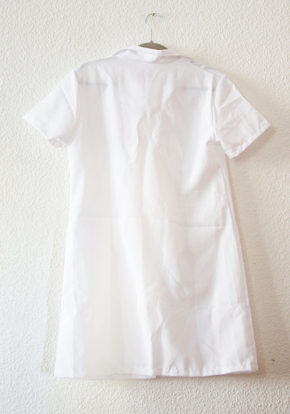 Cooles Krankenschwesternoutfit Gr. M L 40 42 weiß rot 2teilig Halloween Karneval