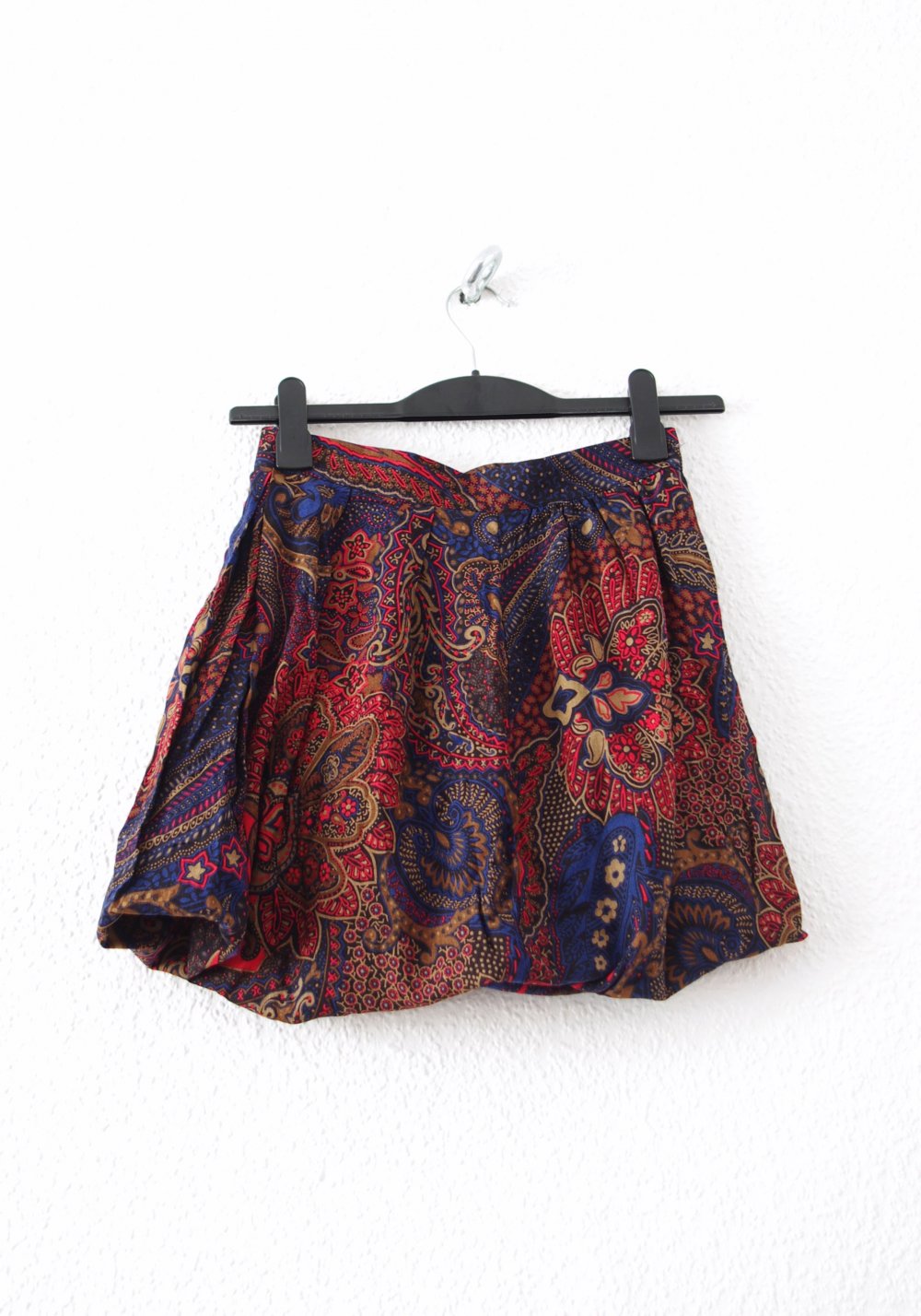 Kurzer highwaist Ballonrock Gr. S 36 vintage hippie Minirock Festival Mandala