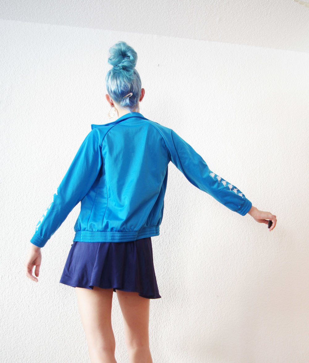 Lässige Kappa Jacke Gr. XS S Logo Tracksuit Traininganzug vintage Style retro 