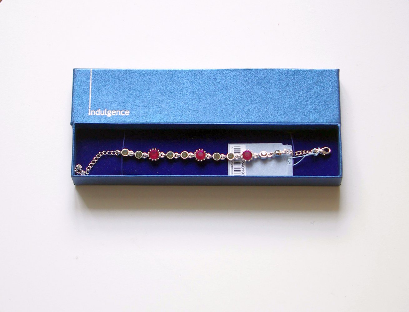 Indulgence Armband silber pink Strasssteine Blumen Prinzessin
