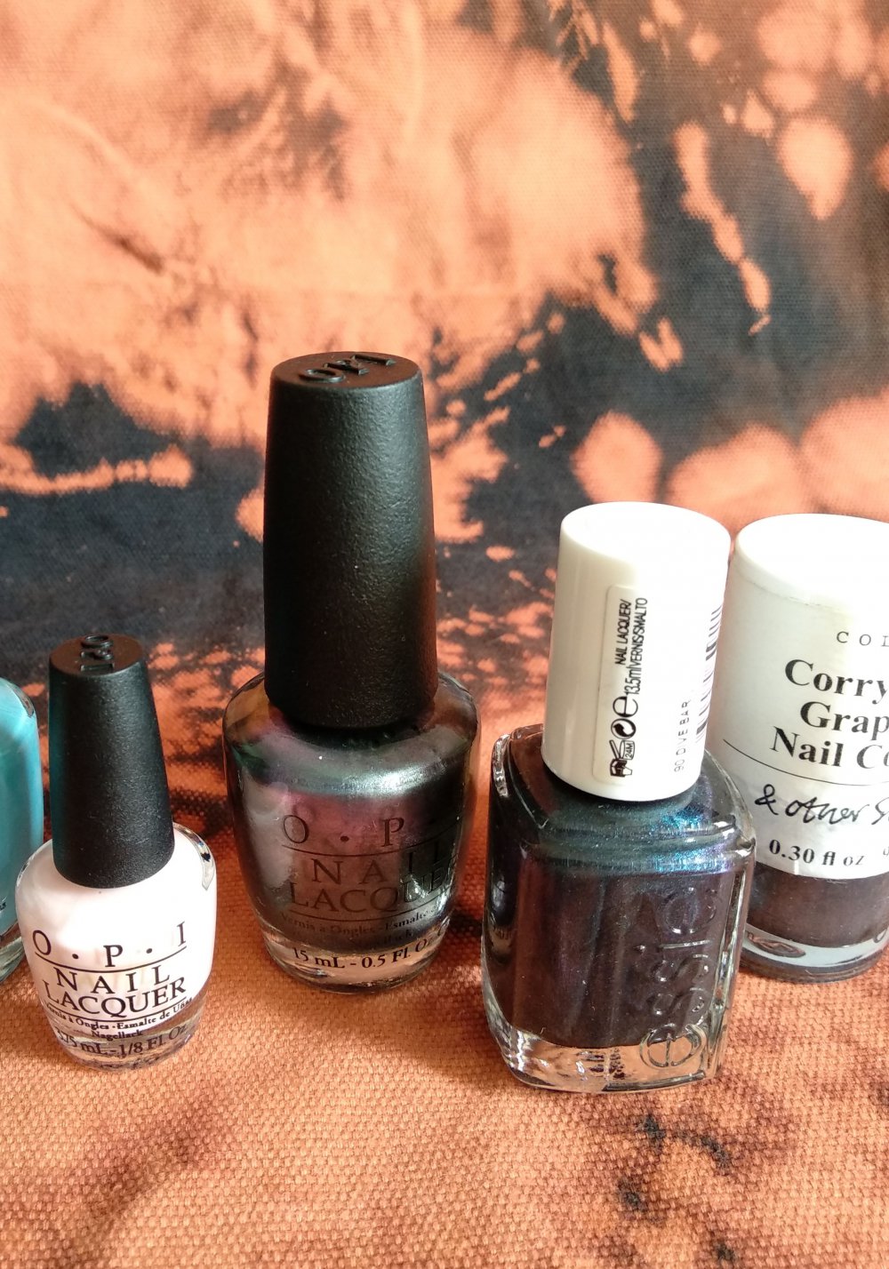 3er Set Nagellacke NEU OPI metallic pastell holographic blau rosé chrome regenbogen