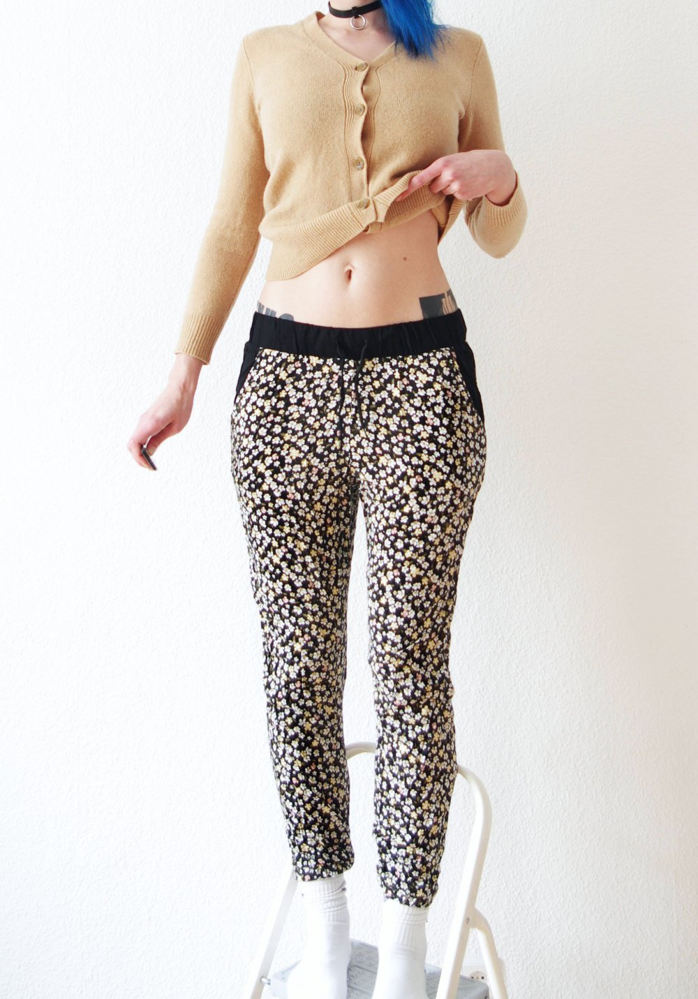 Lockere Chillpants Jogger Gr. 38 40 Festival Technoelfe Goa Capsule y2k Print
