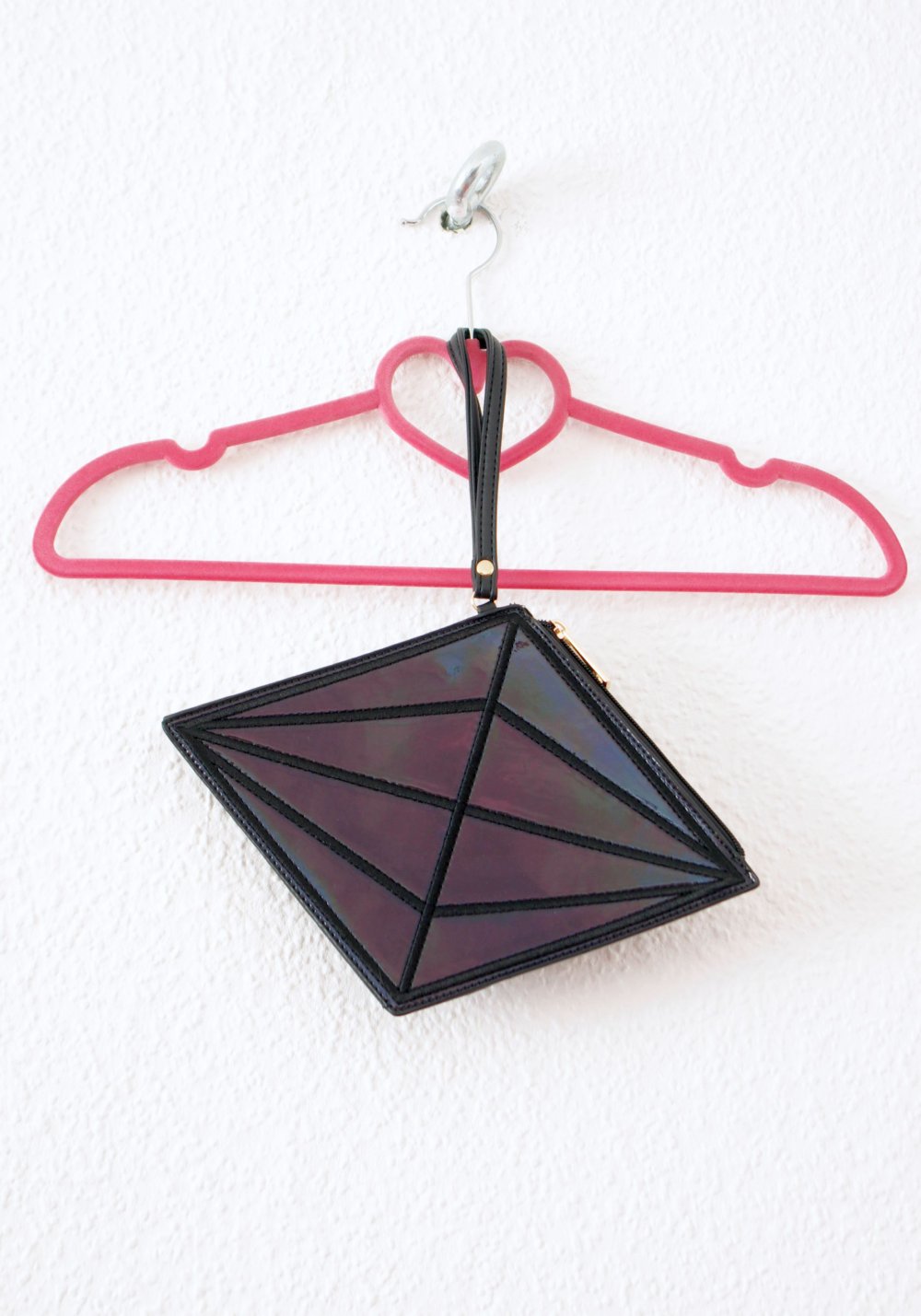 Spacige Hologram Clutch Handtasche Goth Kunstleder bratz PVC Technoelfe Technobarbie