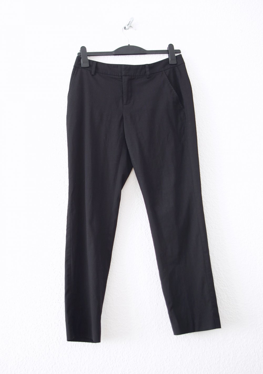 Stefanel retro Hose Gr. M 38 schwarz Business Chino Office Anzug