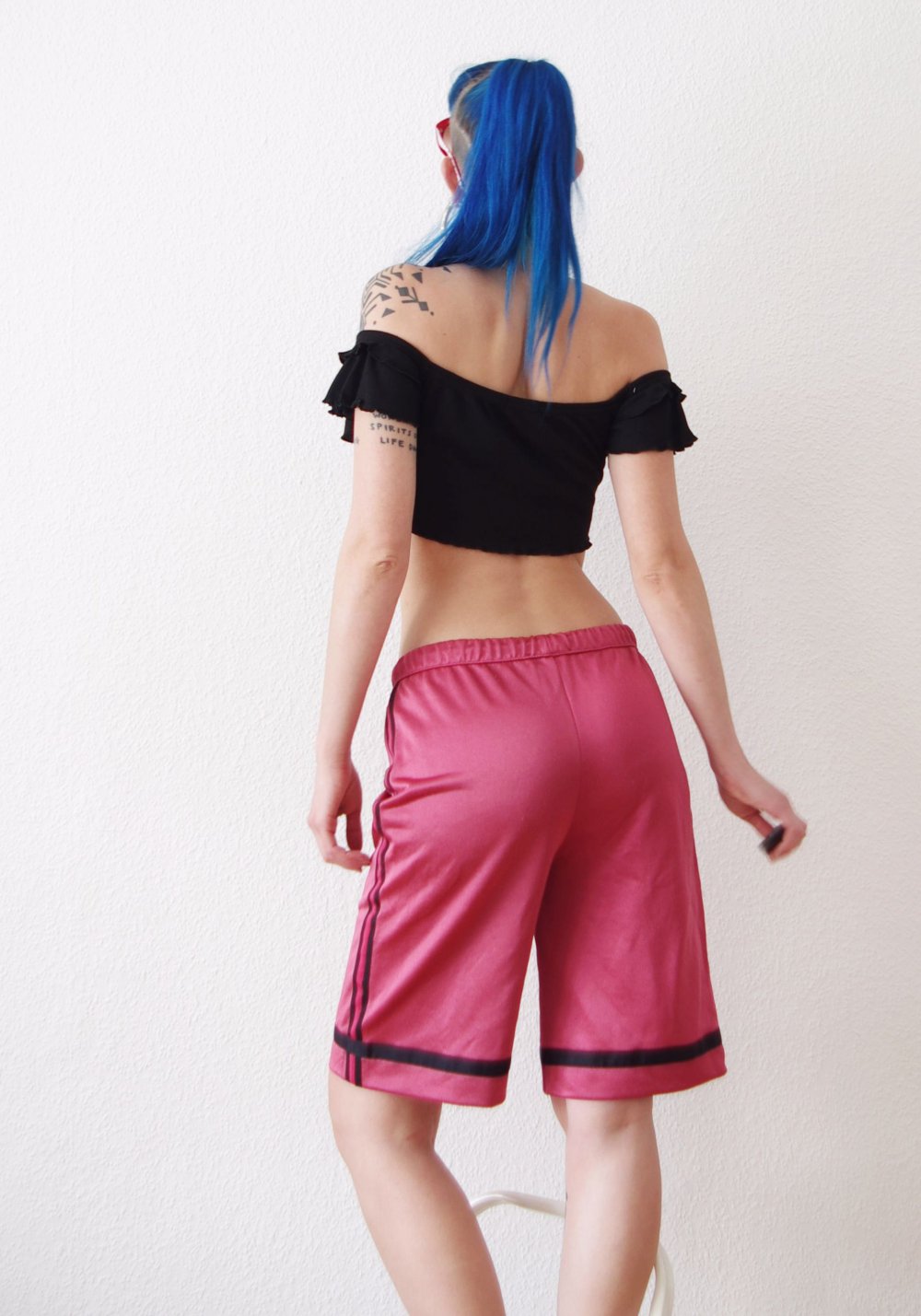 Shiny Culotte Shorts (NP 100€) Gr. M 38 Trackpants Storm & Marie Techno Festival y2k 90er bratz