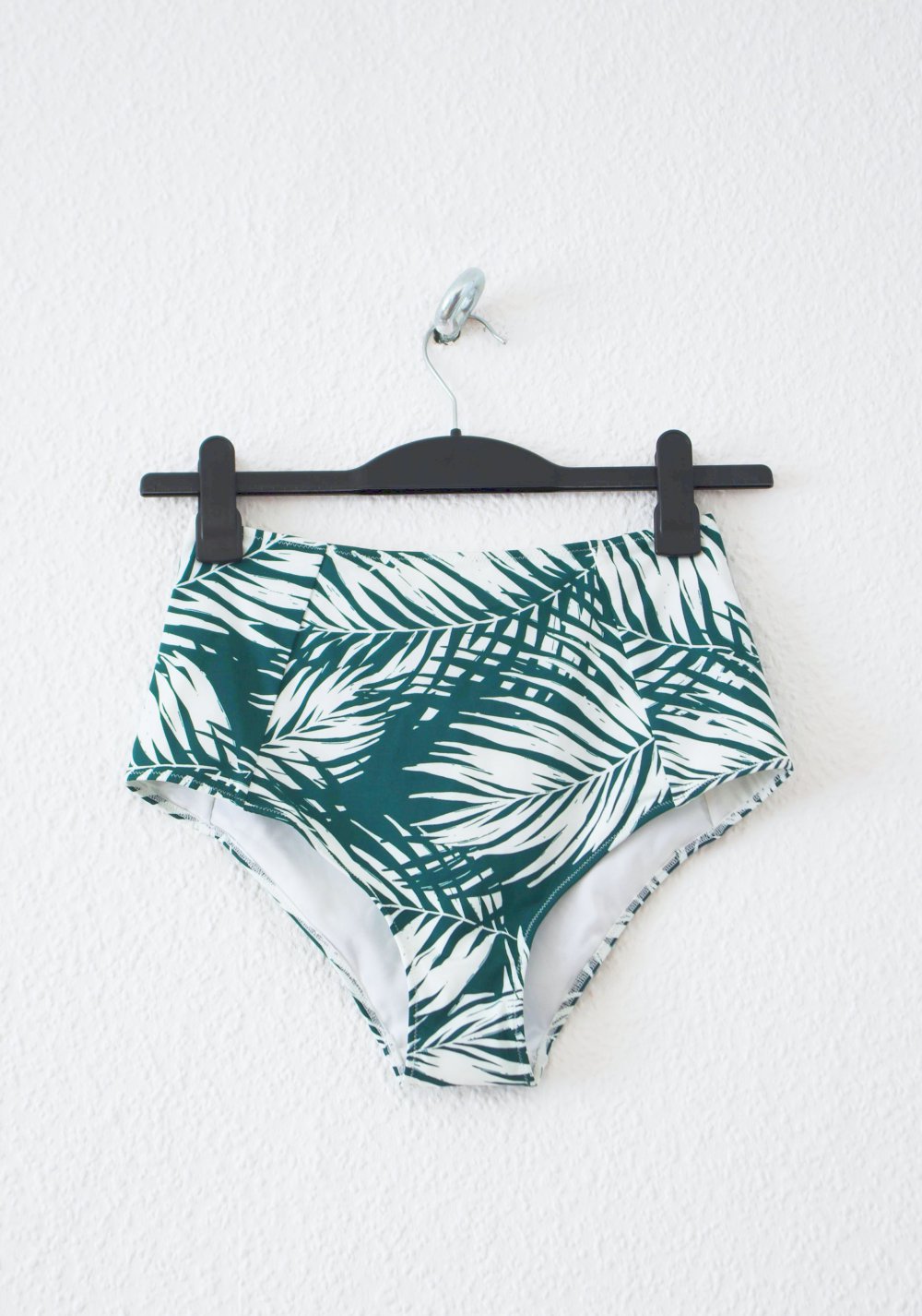 Highwaist Bikini Palmen Print Gr. 38 M S Festival retro Technopinup Rave shapewear Höschen