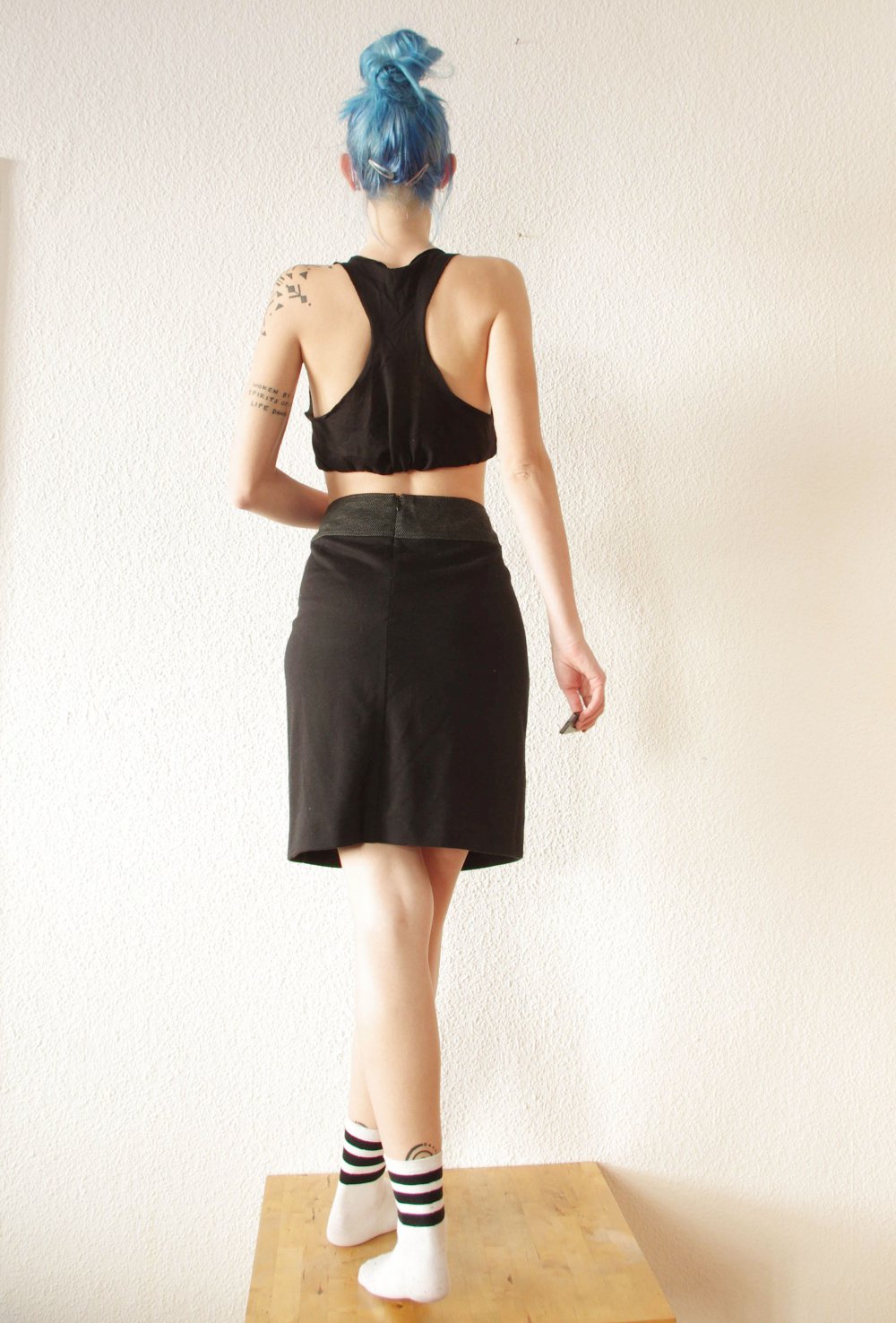 Schöner schwarz grauer Betty Barclay Pencilskirt Gr. 44 46 L XL Bleistiftrock