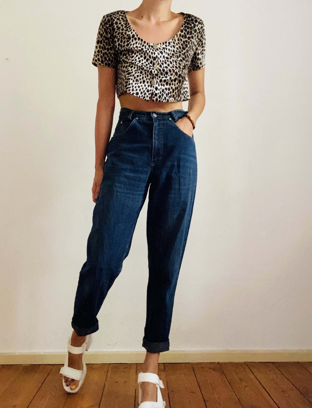 Stylische Vintage High Waist Mom Jeans von HIS