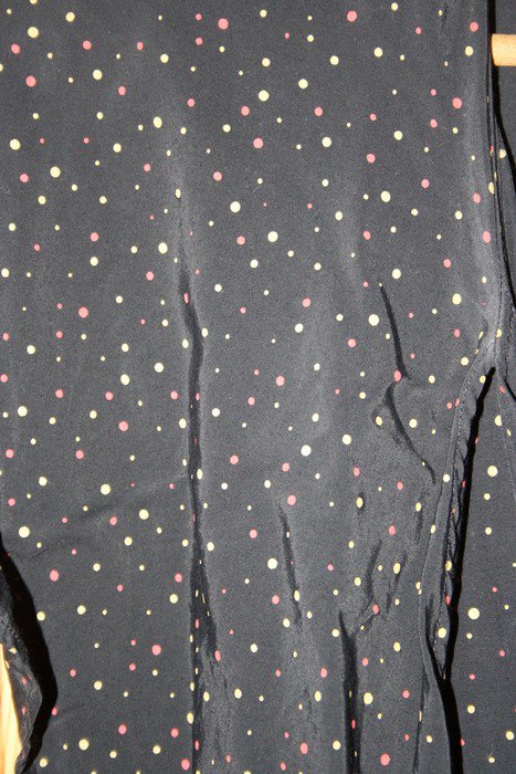Gepunktetes Maxi Kleid Vintage