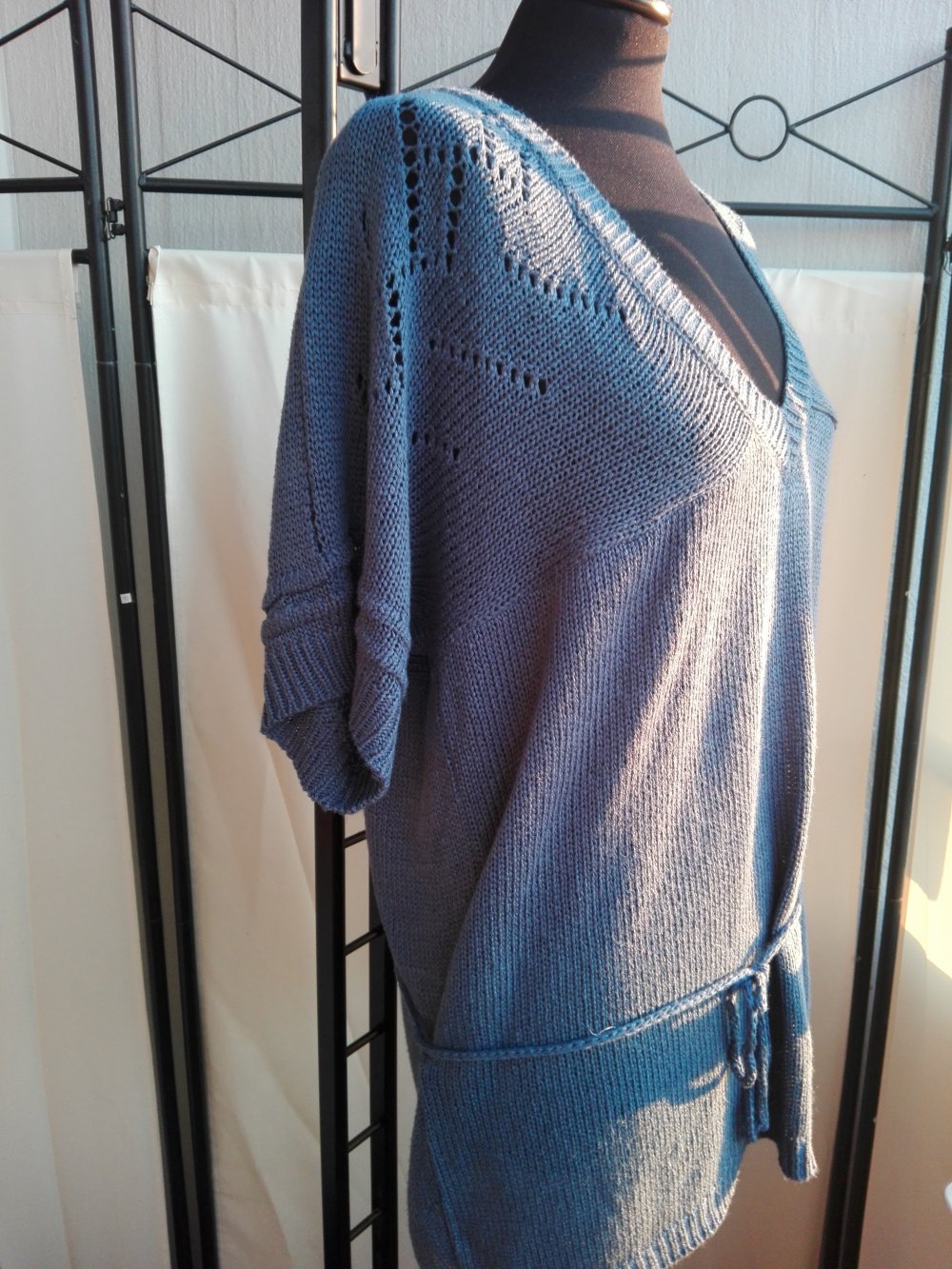 Kurzarm Strick Pulli Gr. 50 (48)