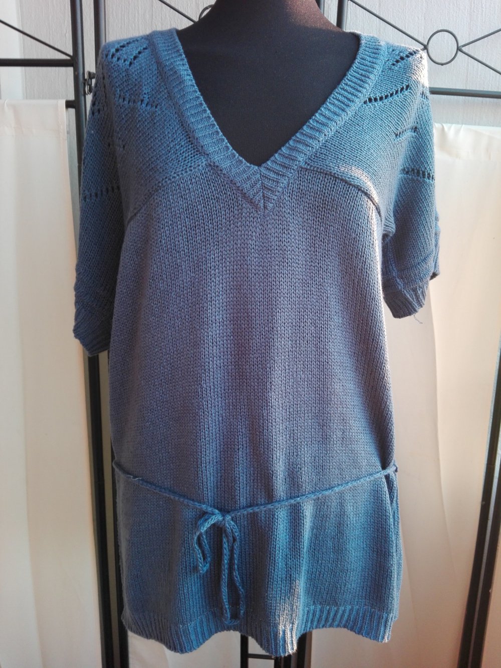 Kurzarm Strick Pulli Gr. 50 (48)
