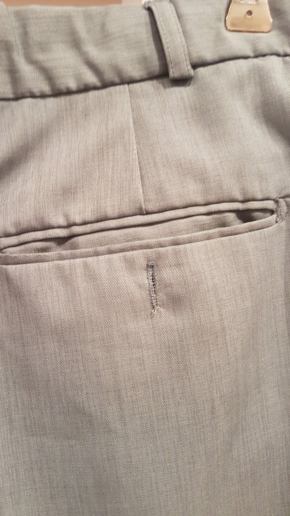 Woolmark Anzughose Hose grau Gr 48