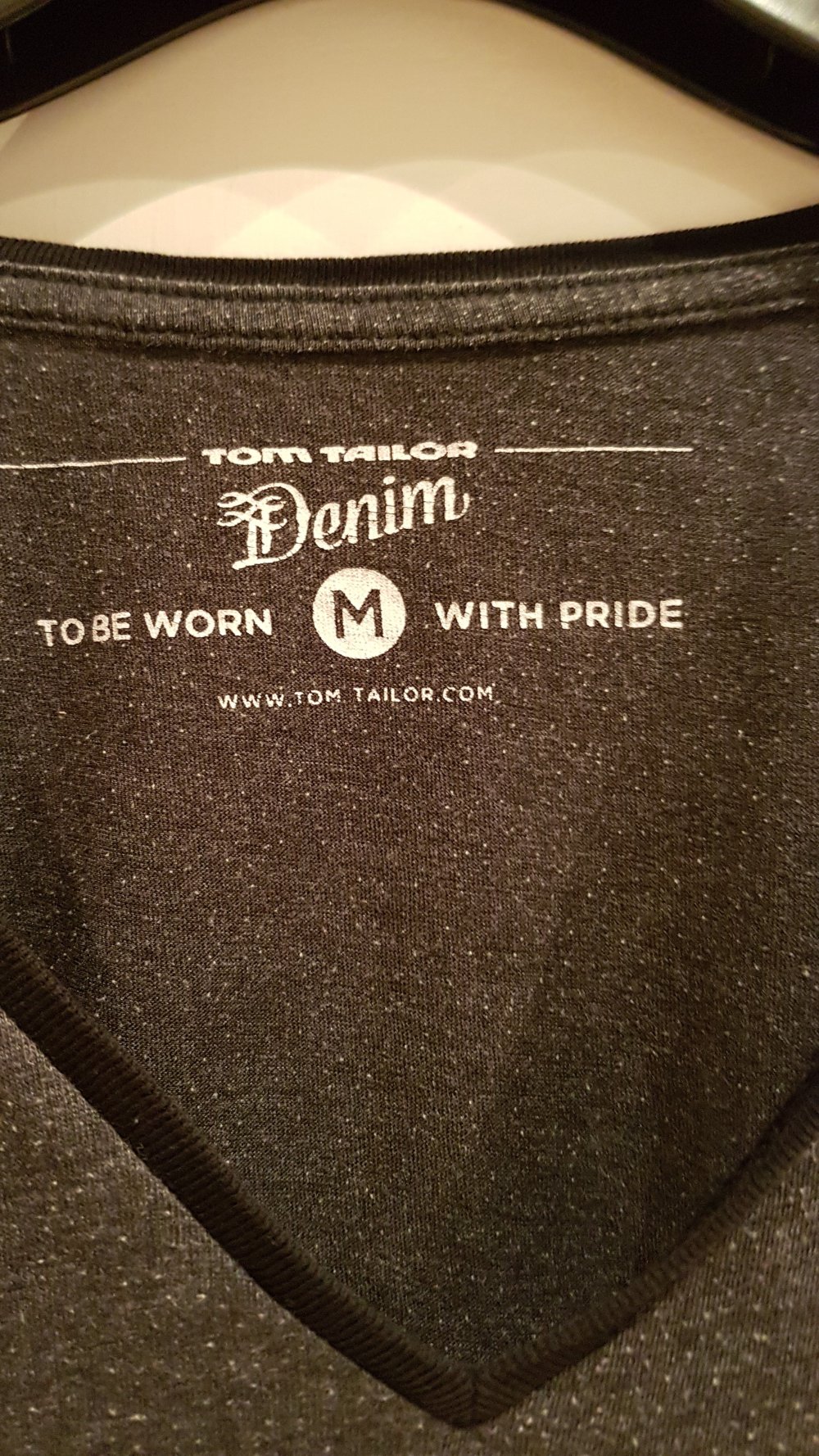 Tom Tailor T-Shirt grau meliert Gr M