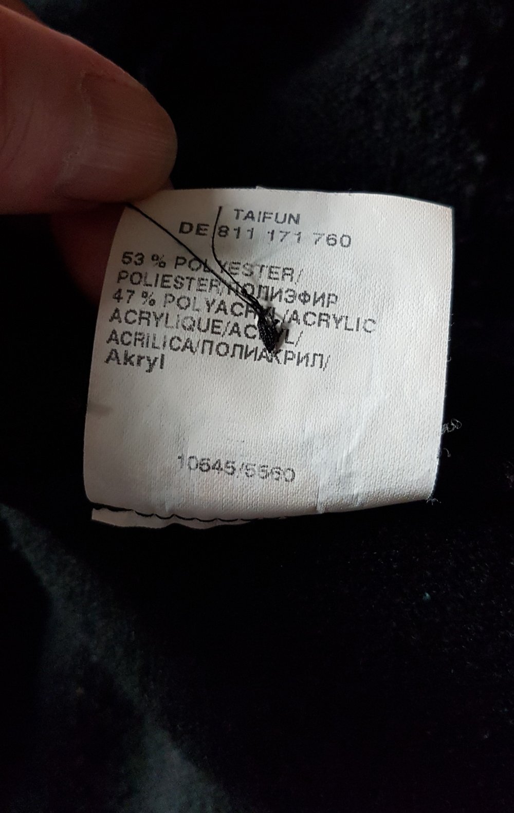 Taifun Jacke Cardigan schwarz Gr 42