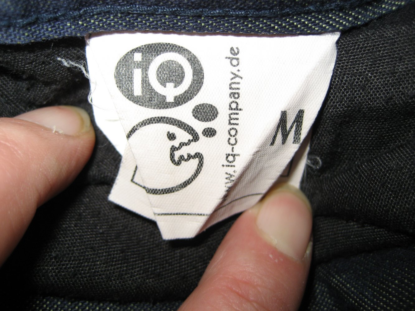 IQ Zip-off Jeans, blau grün, Gr. M