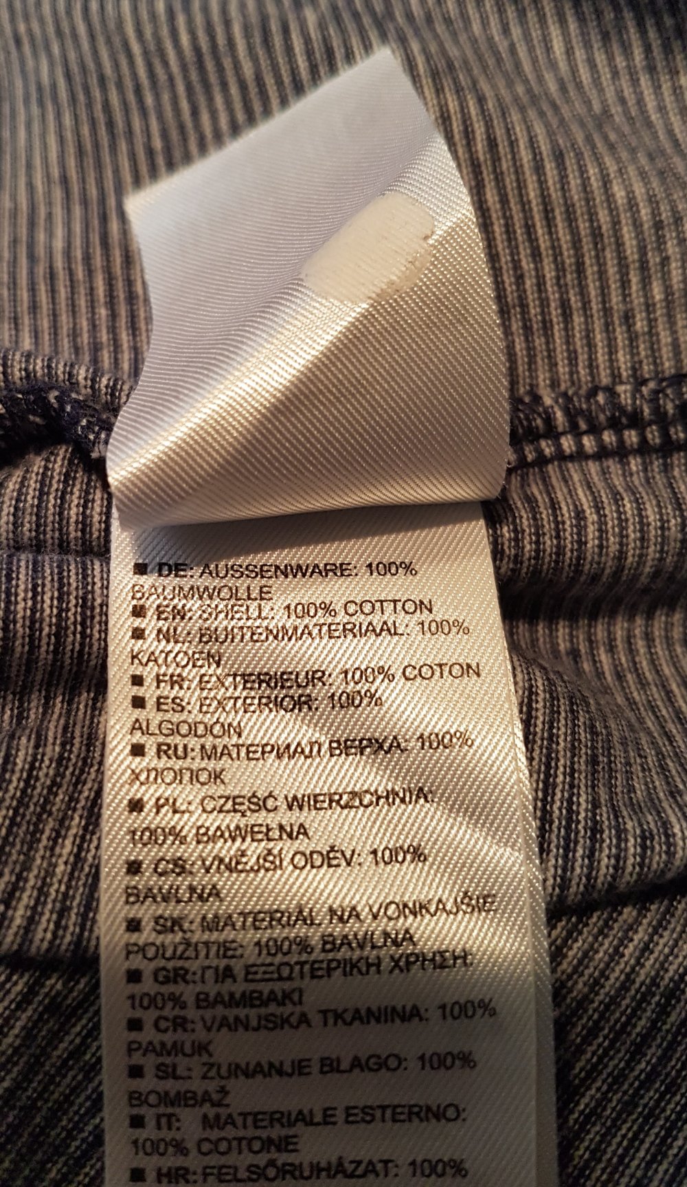 McNeal T-Shirt blau weiß gestreift Gr M