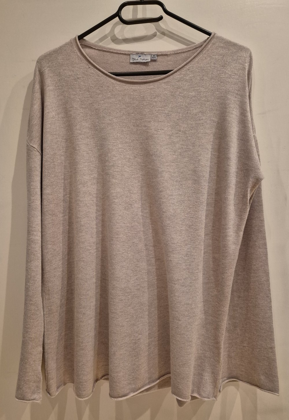 Blue Motion Pullover beige Gr 40/42 leicht ausgestellte Ärmel