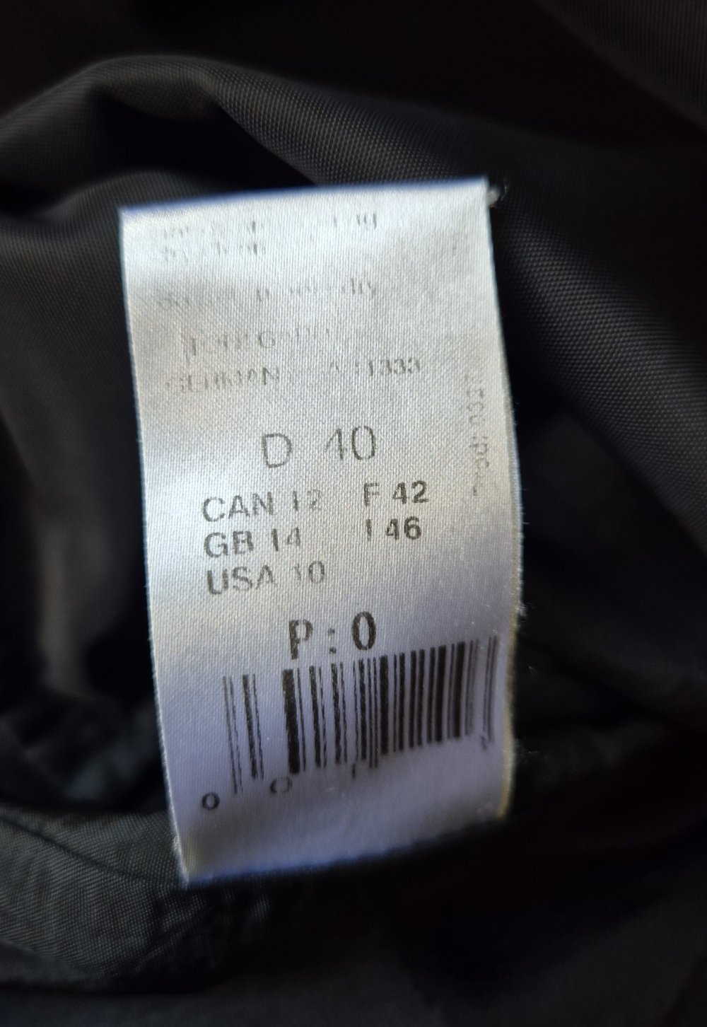 Toni Gard Parka Kurzmantel Mantel Trenchcoat schwarz Gr 40