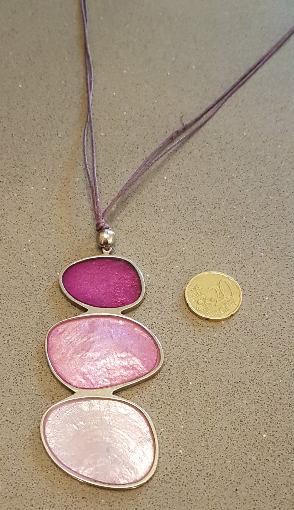 Kette Lila Kreise