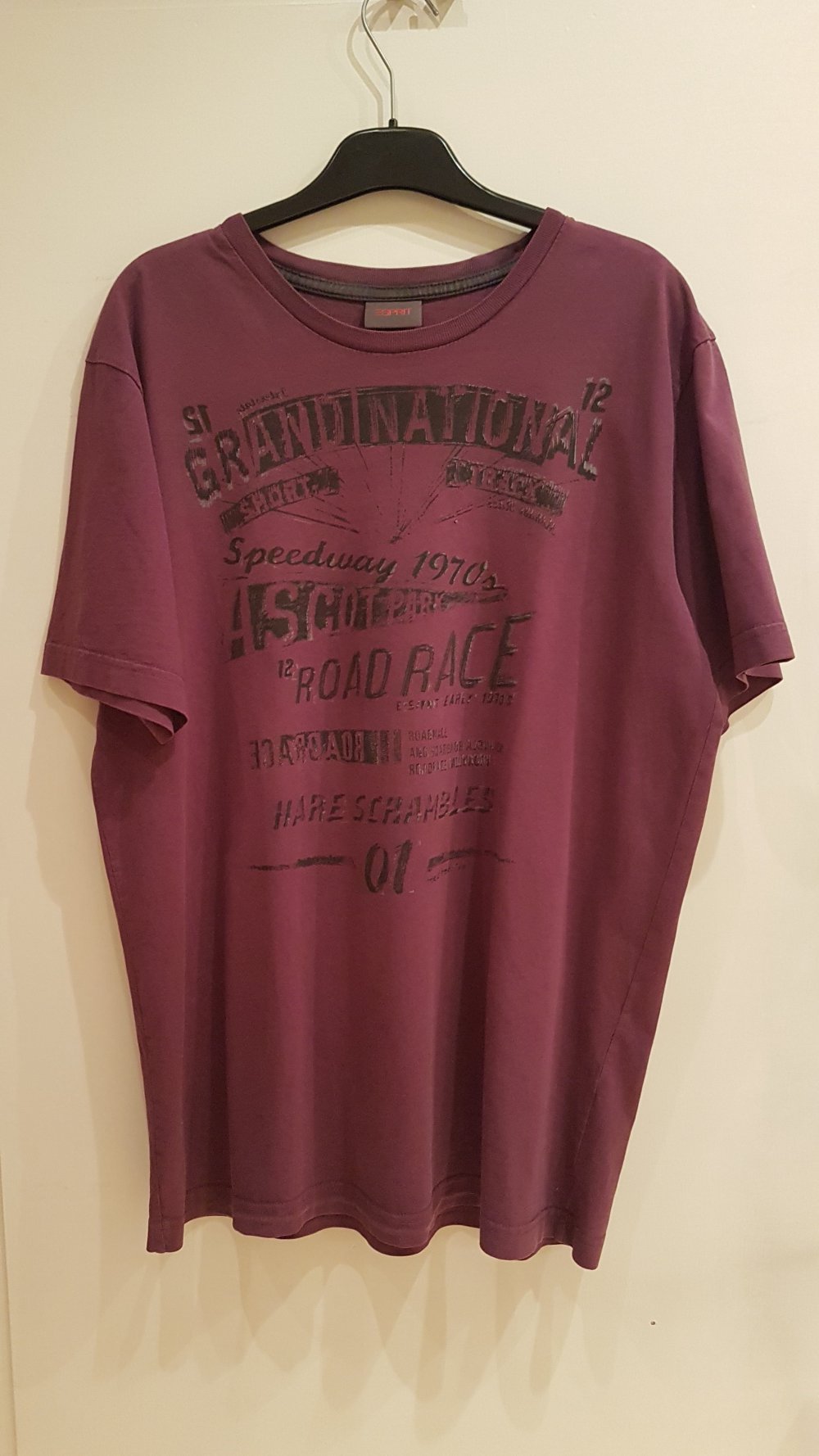 Esprit T-Shirt, Race, aubergine, Gr L