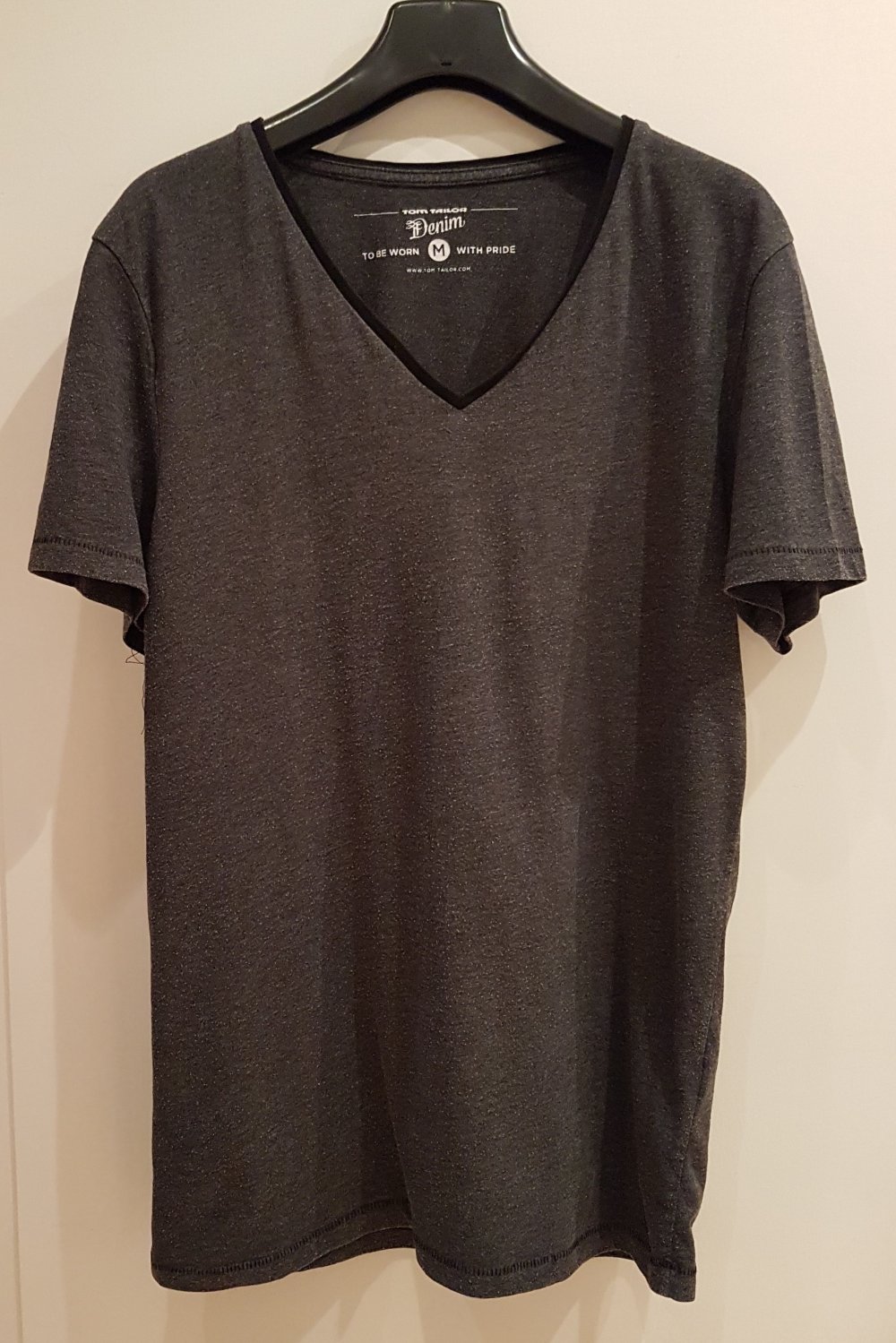 Tom Tailor T-Shirt grau meliert Gr M