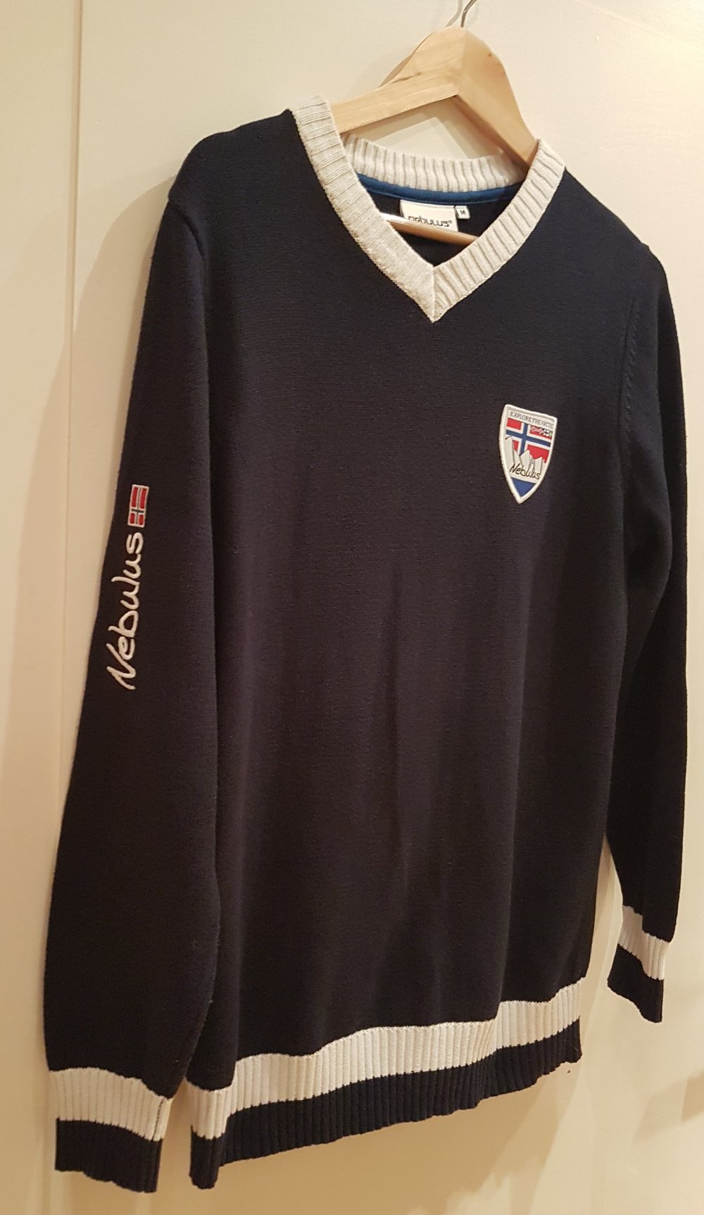 Herren Nebulus Pullover blau Gr M