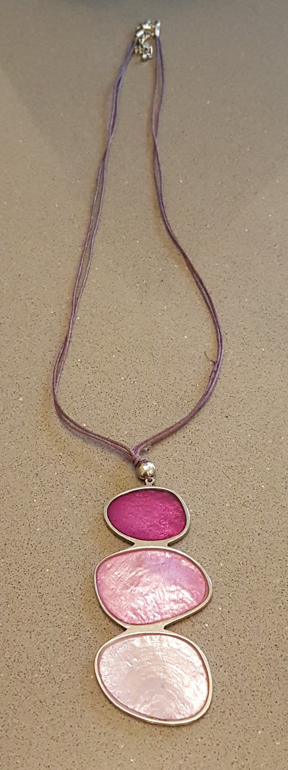 Kette Lila Kreise