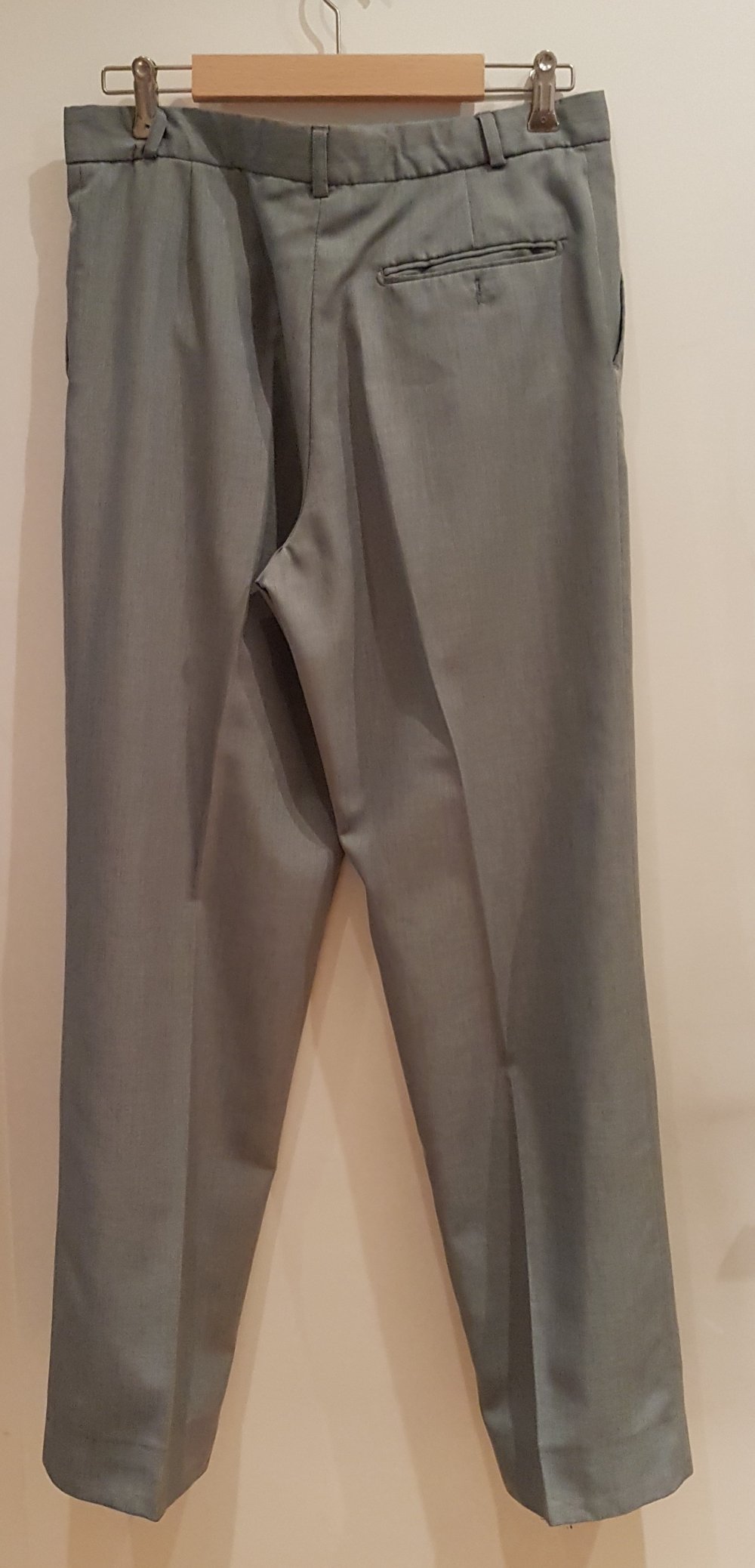 Woolmark Anzughose Hose grau Gr 48