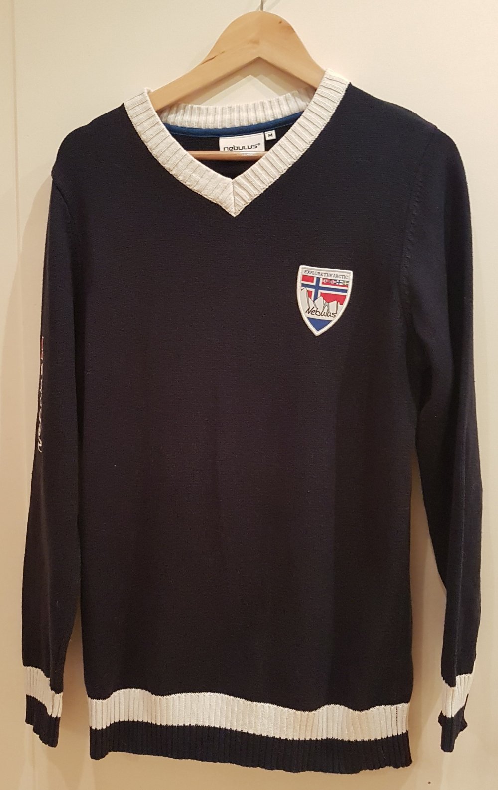 Herren Nebulus Pullover blau Gr M