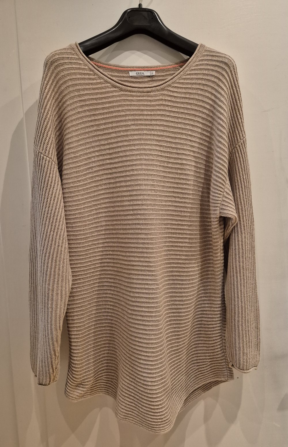 Cecil Pullover beige Gr L