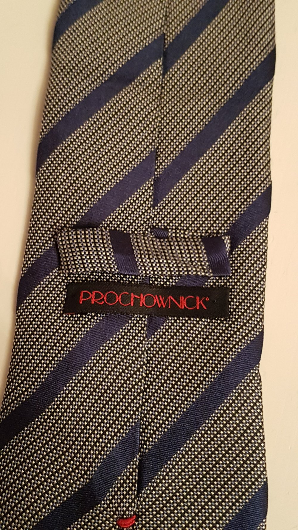 Prochownick Krawatte, blau, Seide