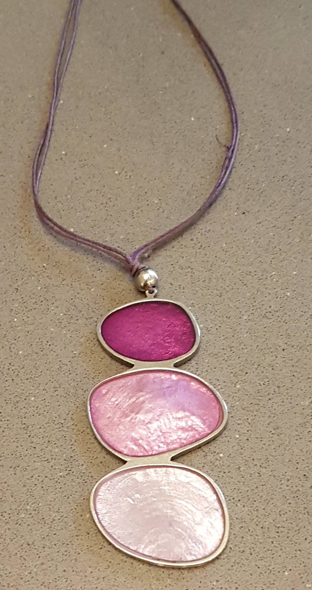 Kette Lila Kreise