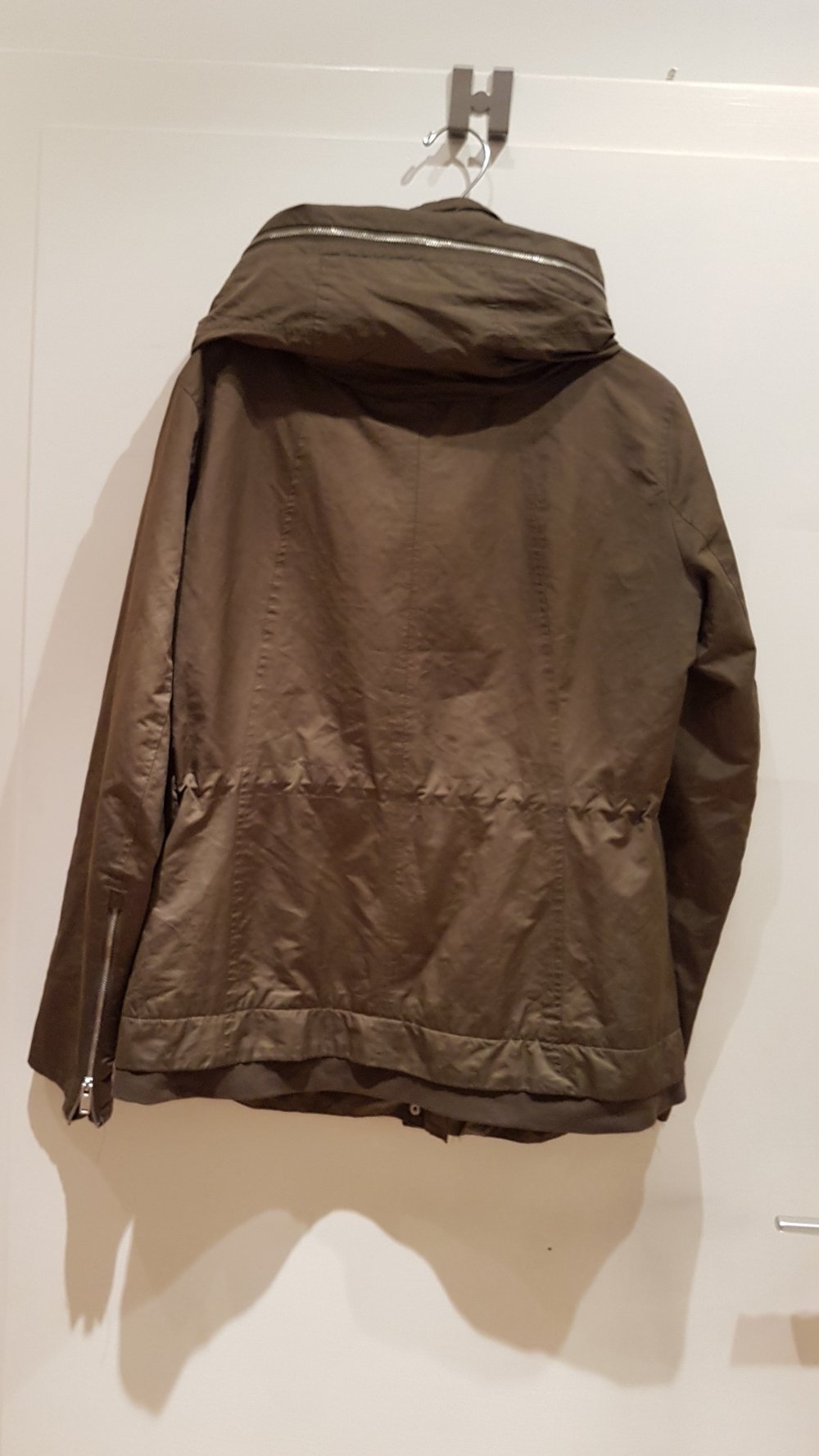 ZARA Übergangsjacke, grün, olive, Gr. M
