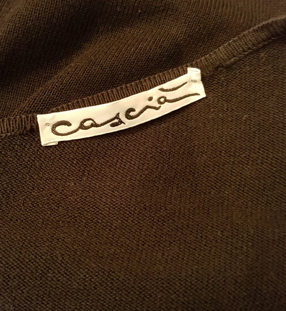 Cascia Shirt T-Shirt schwarz asymmetrisch Gr M