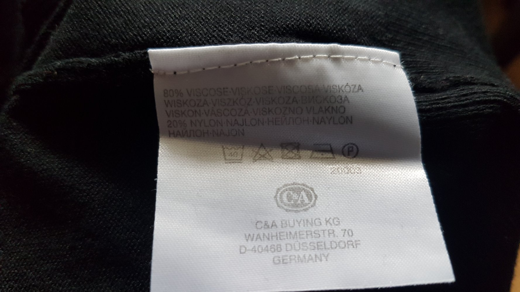C&A Yessica Pullover schwarz Gr M V-ausschnitt