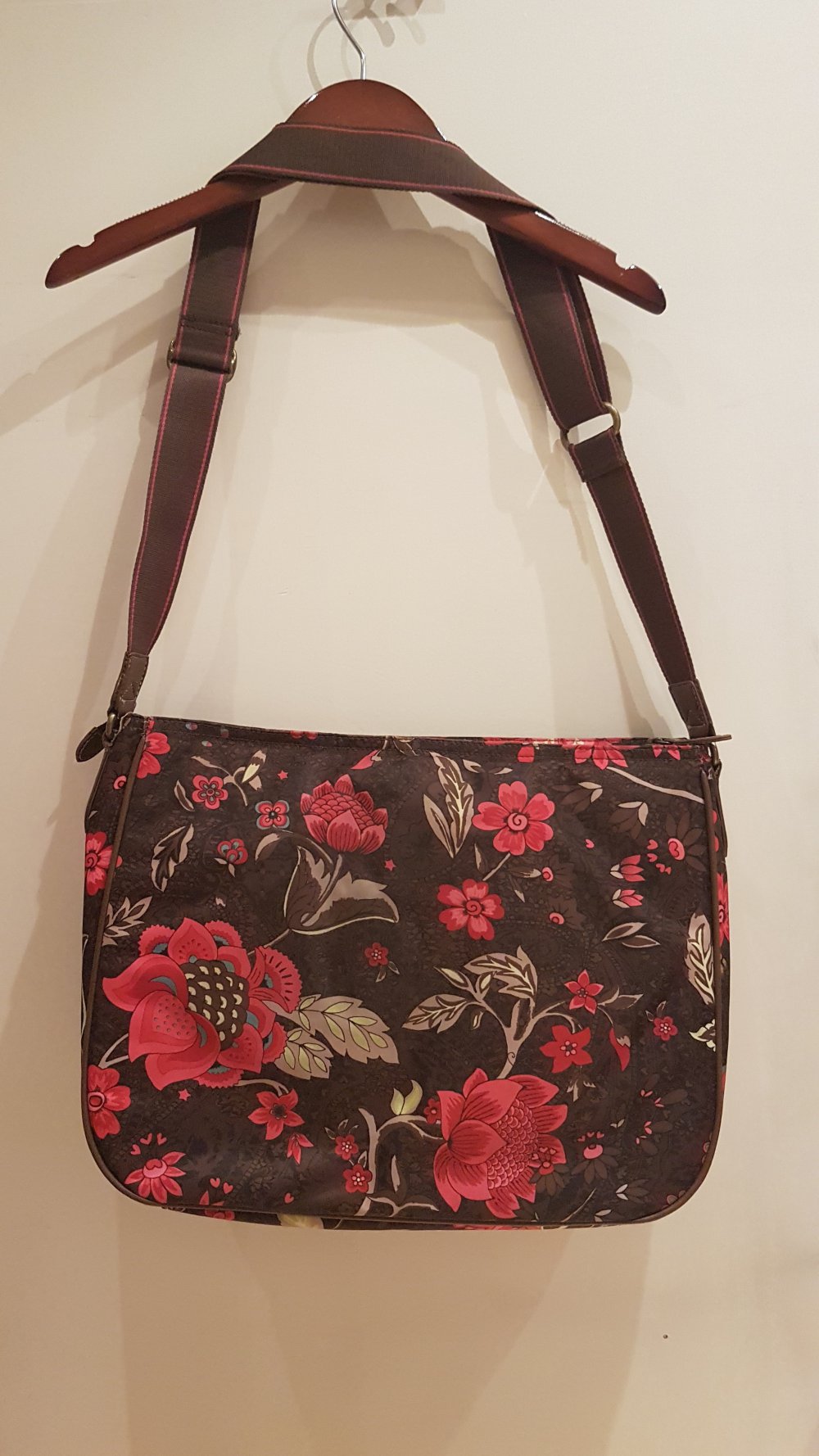 Oilily Handtasche, Umhängetasche braun Blumen