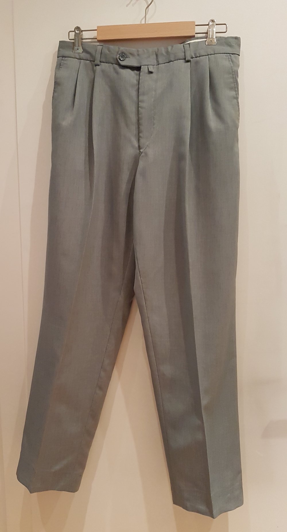 Woolmark Anzughose Hose grau Gr 48