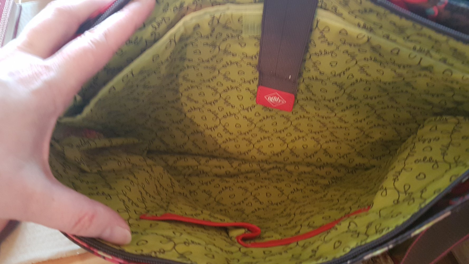 Oilily Handtasche, Umhängetasche braun Blumen