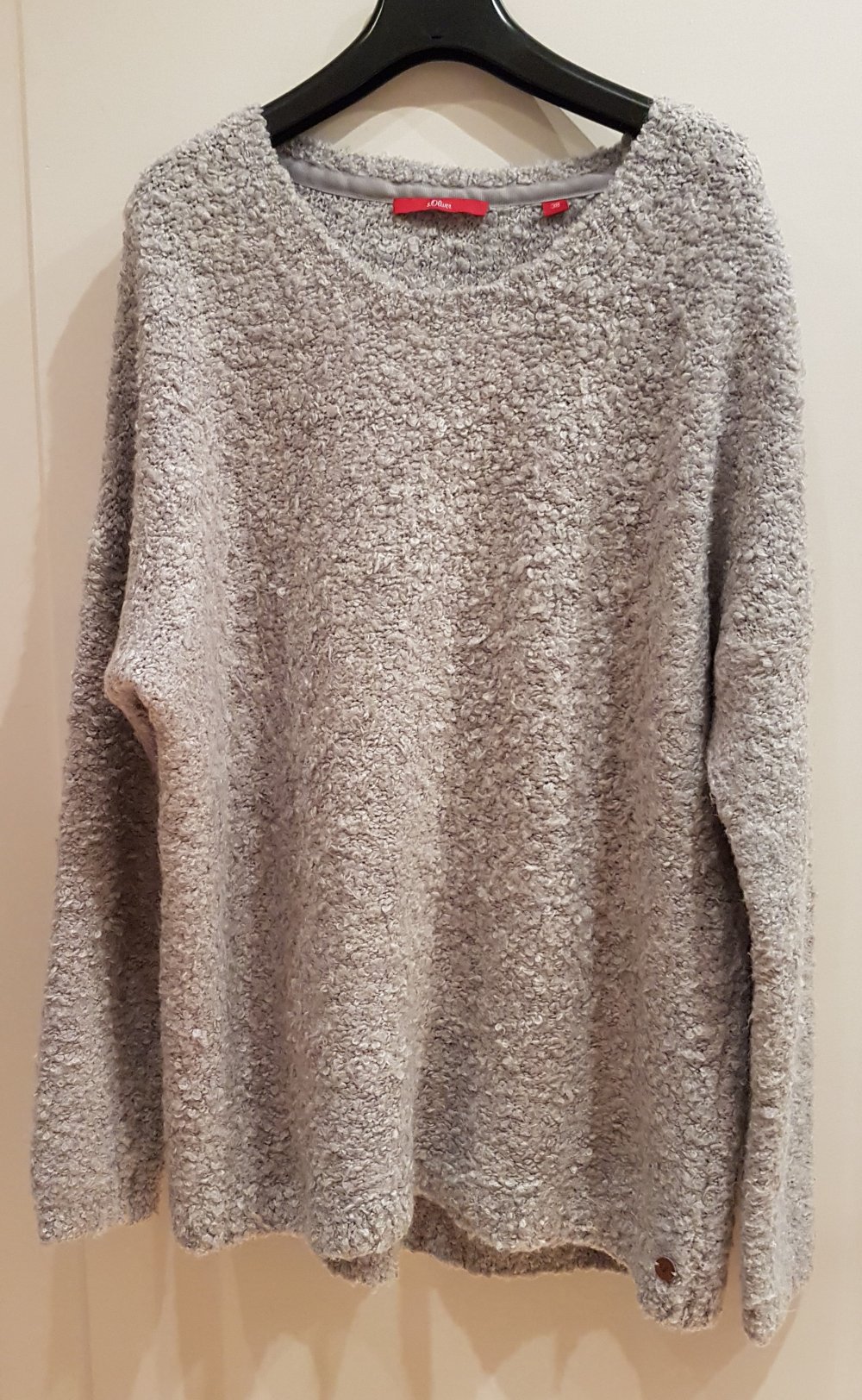 s.Oliver Pullover Winter grau Gr 38 oversize