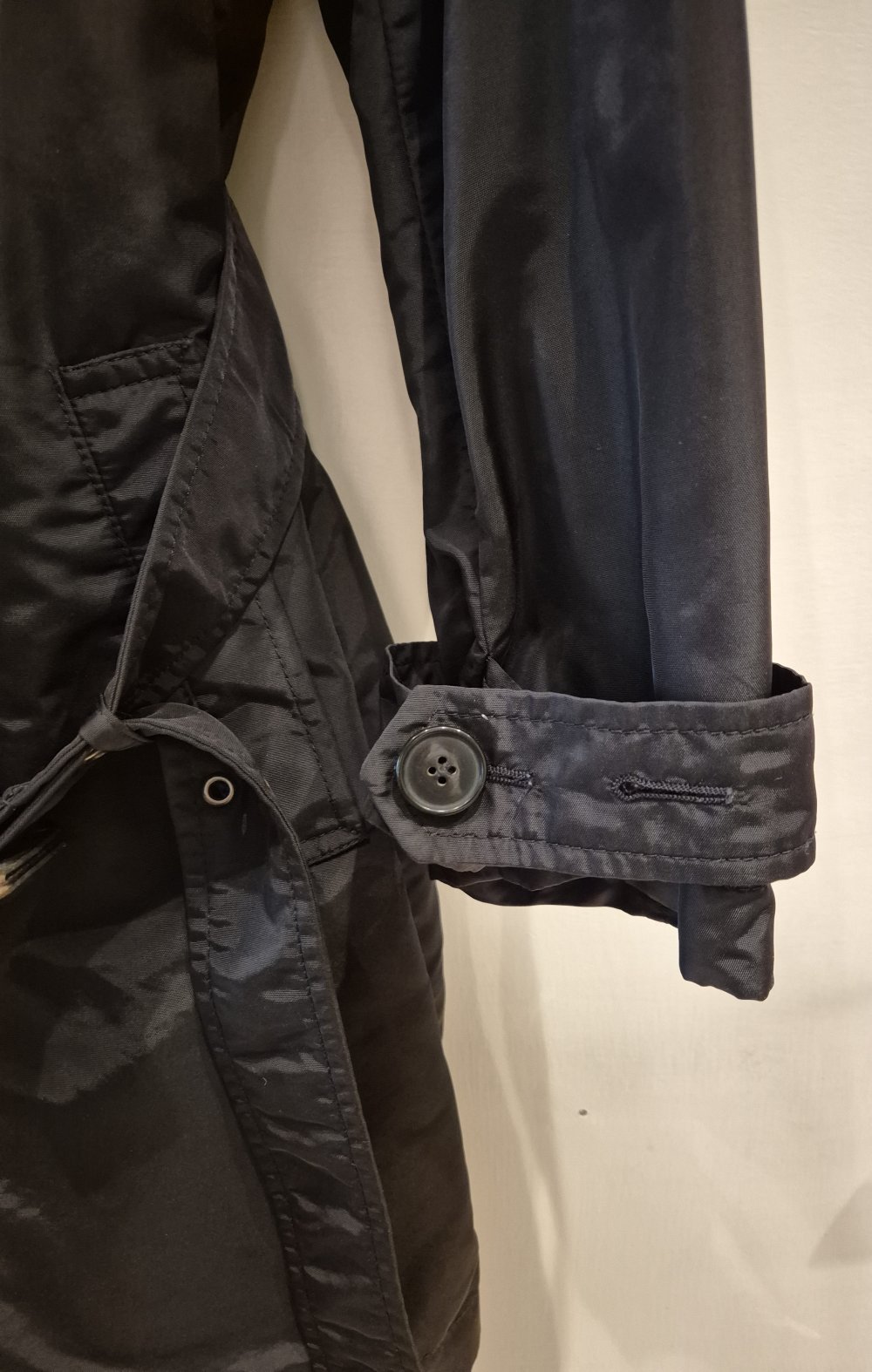 Toni Gard Parka Kurzmantel Mantel Trenchcoat schwarz Gr 40