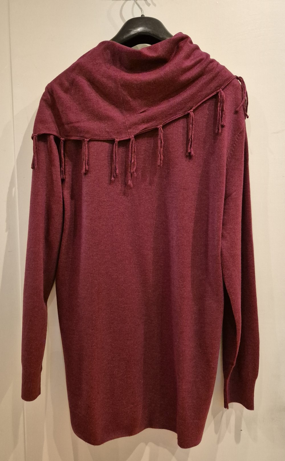 Charles Vögele Strickpullover rot burgund Gr L