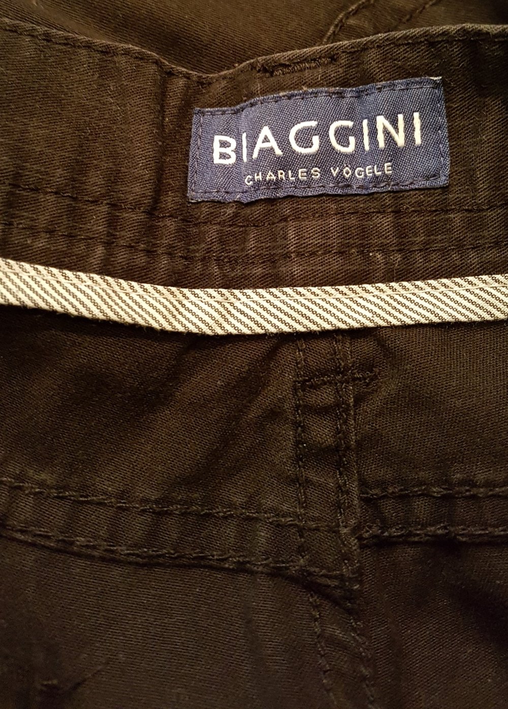 Charles Vögele Hose Stoffhose 5 Pocket schwarz Gr 48