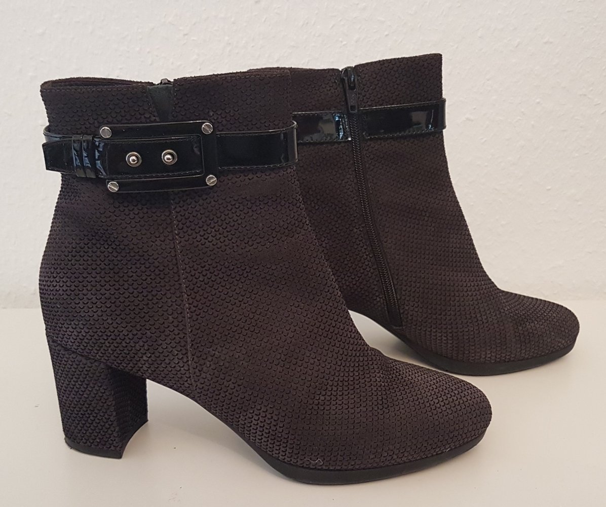 Zocal Stiefelette Stiefel grau schwarz Gr 39 - NEU