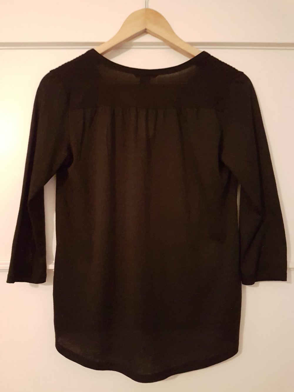 H&M Schupfbluse, Bluse, schwarz, Gr. XS