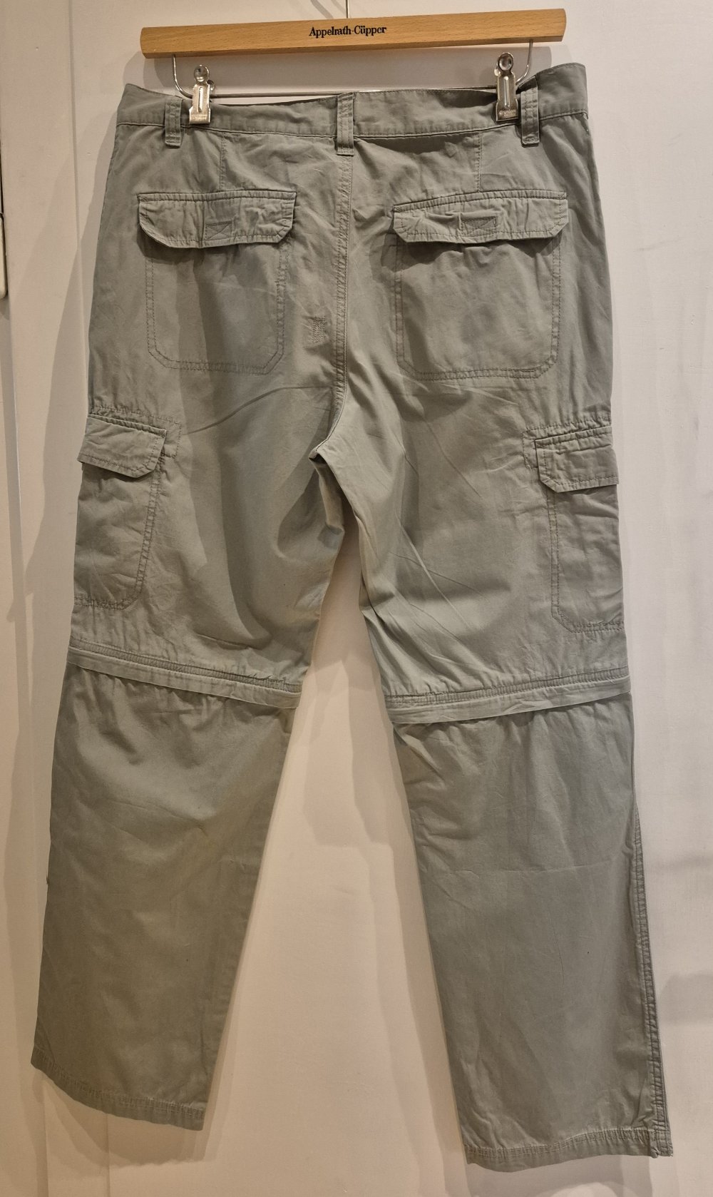 Watson Cargohose Herren Gr 52 beige grün olive